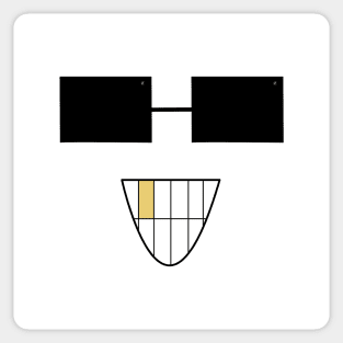 Sunglass Smile Sticker